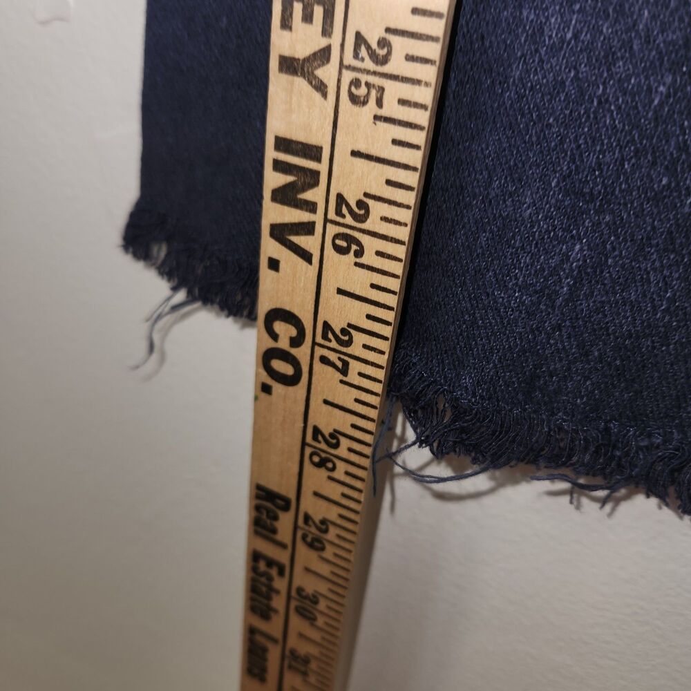 Pilcro Anthropologie Wide Leg Raw Hem Cropped Mid Rise Linen Blend Pants Size 32 - Picture 4 of 11